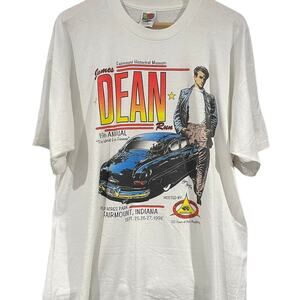 Vintage 90s James Dean and Hot Rod 1998 Shirt Adult XXL
